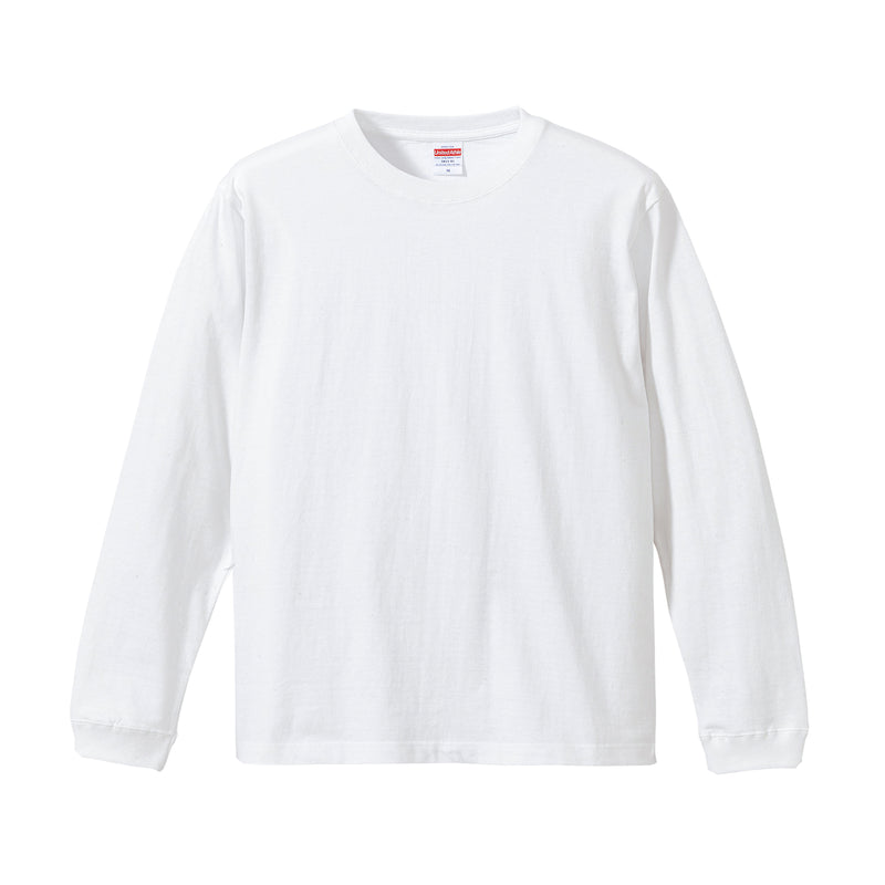 5.6オンス ロングスリーブ Tシャツ（1.6インチリブ） - 刺繍屋さんが作ったアパレルショップ　nuudery