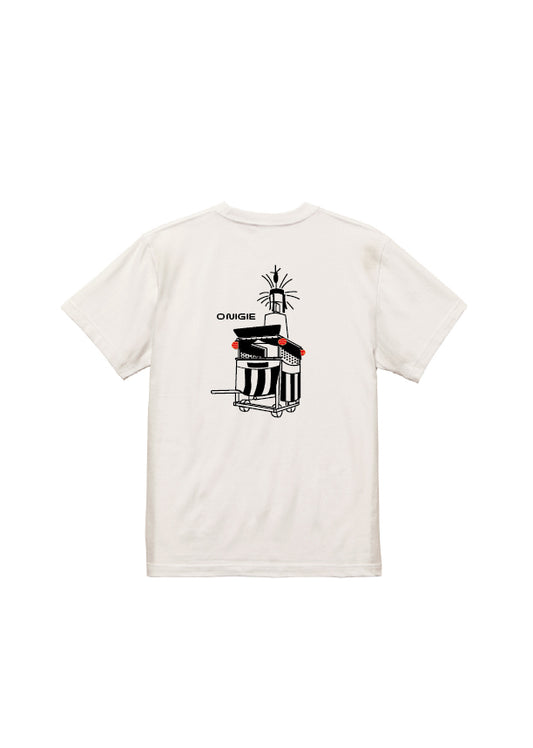 「ONIGIE Tシャツ」（御賑会-おにぎえ-Tシャツ)